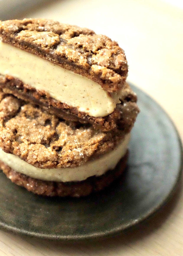 Introducing: the Molasses Cookie & Oatnog ice cream sandwich 4-pack!